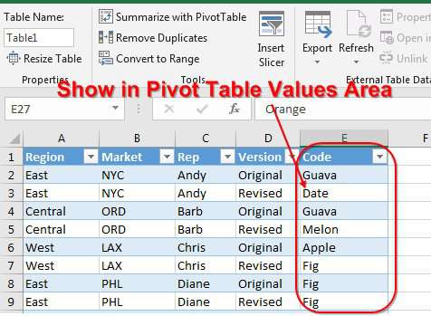 update sheet reference for pivot table excel mac